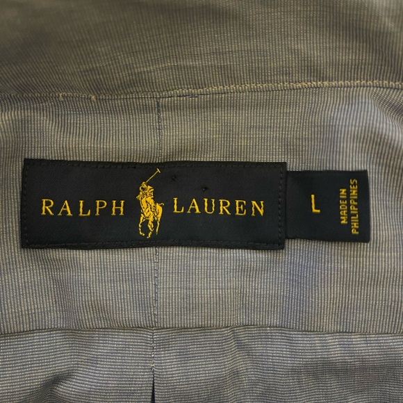 Ralph Lauren Light Blue Casual Button Down Shirt - Picture 4 of 5